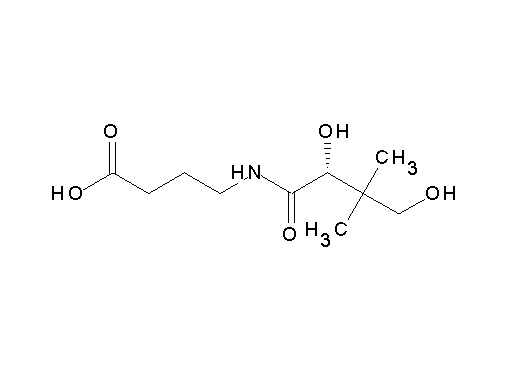 4-[(2,4-dihydroxy-3,3-dimethylbutanoyl)amino]butanoic acid - Click Image to Close