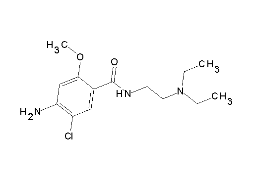 4-amino-5-chloro-N-[2-(diethylamino)ethyl]-2-methoxybenzamide