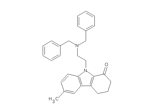 9-[2-(dibenzylamino)ethyl]-6-methyl-2,3,4,9-tetrahydro-1H-carbazol-1-one - Click Image to Close