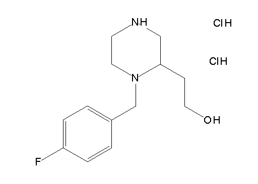 2-[1-(4-fluorobenzyl)-2-piperazinyl]ethanol dihydrochloride