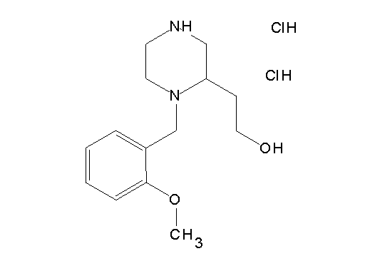 2-[1-(2-methoxybenzyl)-2-piperazinyl]ethanol dihydrochloride