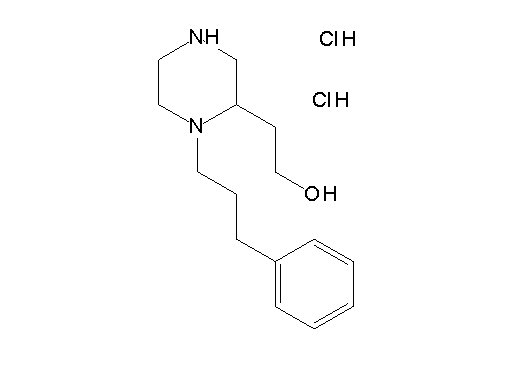2-[1-(3-phenylpropyl)-2-piperazinyl]ethanol dihydrochloride