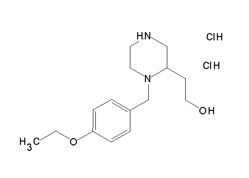 2-[1-(4-ethoxybenzyl)-2-piperazinyl]ethanol dihydrochloride