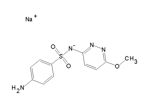 sodium 4-amino-N-(6-methoxypyridazin-3-yl)benzenesulfonamide