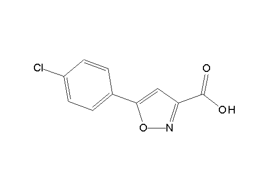 5-(4-chlorophenyl)-3-isoxazolecarboxylic acid