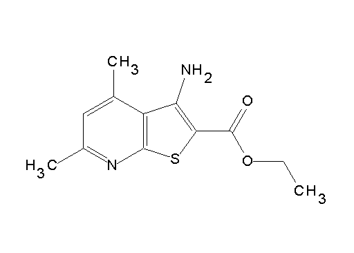 ethyl 3-amino-4,6-dimethylthieno[2,3-b]pyridine-2-carboxylate