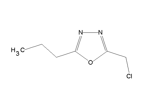 2-(chloromethyl)-5-propyl-1,3,4-oxadiazole