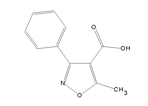 5-methyl-3-phenyl-4-isoxazolecarboxylic acid