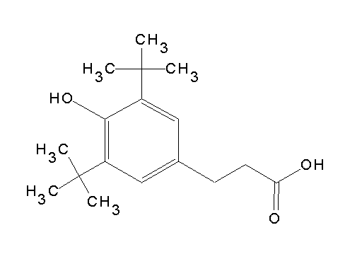 3-(3,5-di-tert-butyl-4-hydroxyphenyl)propanoic acid