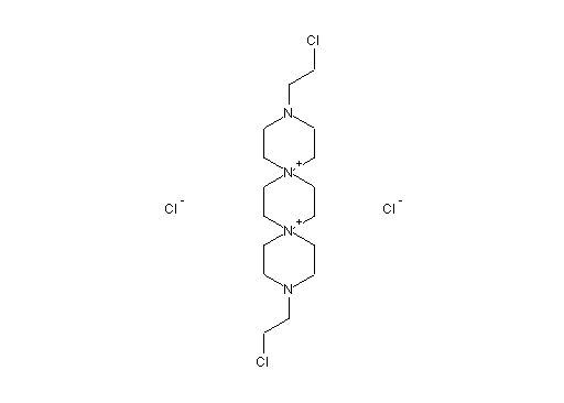 3,12-bis(2-chloroethyl)-3,12-diaza-6,9-diazoniadispiro[5.2.5.2]hexadecane dichloride