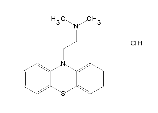 N,N-dimethyl-2-(10H-phenothiazin-10-yl)ethanamine hydrochloride - Click Image to Close