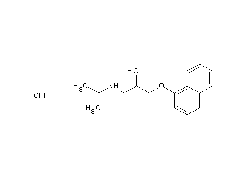 1-(isopropylamino)-3-(1-naphthyloxy)-2-propanol hydrochloride