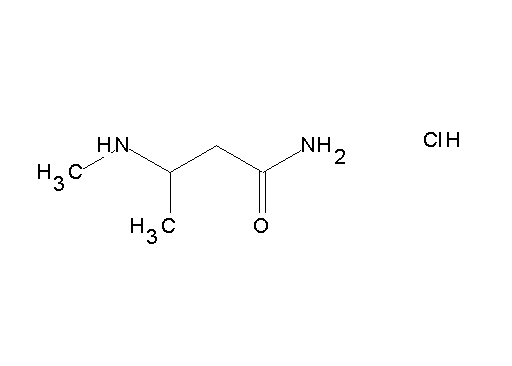 3-(methylamino)butanamide hydrochloride
