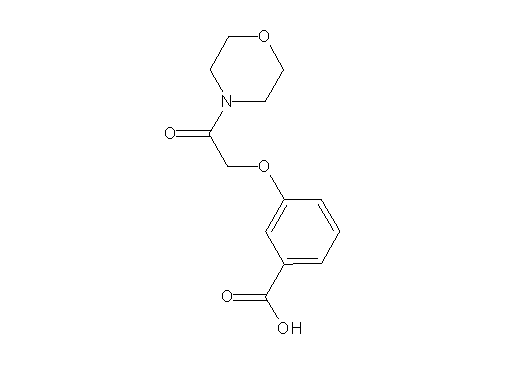 3-[2-(4-morpholinyl)-2-oxoethoxy]benzoic acid