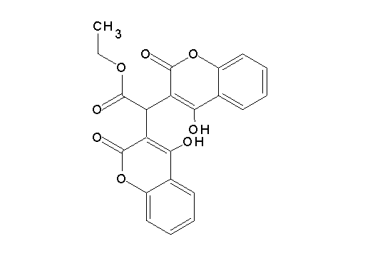 ethyl bis(4-hydroxy-2-oxo-2H-chromen-3-yl)acetate