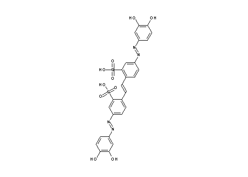 2,2'-(1,2-ethenediyl)bis{5-[(3,4-dihydroxyphenyl)diazenyl]benzenesulfonic acid} - Click Image to Close