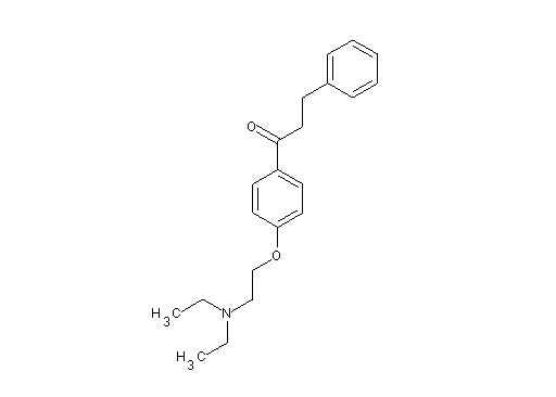 1-{4-[2-(diethylamino)ethoxy]phenyl}-3-phenyl-1-propanone