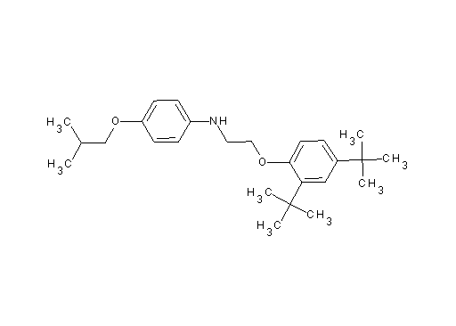 N-[2-(2,4-di-tert-butylphenoxy)ethyl]-4-isobutoxyaniline