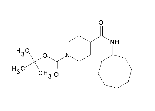 tert-butyl 4-[(cyclooctylamino)carbonyl]-1-piperidinecarboxylate