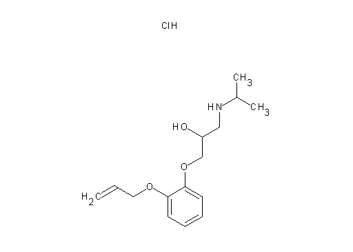 1-[2-(allyloxy)phenoxy]-3-(isopropylamino)-2-propanol hydrochloride - Click Image to Close