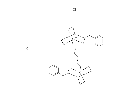 1,1'-(1,6-hexanediyl)bis(3-benzyl-1-azoniabicyclo[2.2.2]octane) dichloride