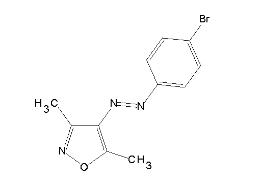 4-[(4-bromophenyl)diazenyl]-3,5-dimethylisoxazole - Click Image to Close