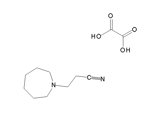 3-(1-azepanyl)propanenitrile oxalate