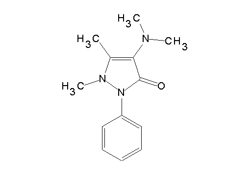 4-(dimethylamino)-1,5-dimethyl-2-phenyl-1,2-dihydro-3H-pyrazol-3-one