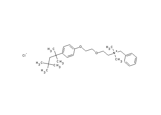 N-benzyl-N,N-dimethyl-2-{2-[4-(1,1,3,3-tetramethylbutyl)phenoxy]ethoxy}ethanaminium chloride