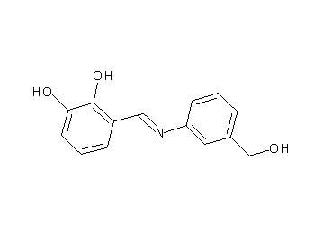 3-({[3-(hydroxymethyl)phenyl]imino}methyl)-1,2-benzenediol