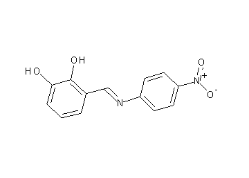 3-{[(4-nitrophenyl)imino]methyl}-1,2-benzenediol