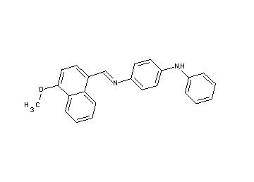 N-[(4-methoxy-1-naphthyl)methylene]-N'-phenyl-1,4-benzenediamine