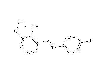 2-{[(4-iodophenyl)imino]methyl}-6-methoxyphenol