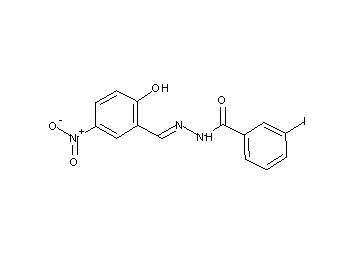 N'-(2-hydroxy-5-nitrobenzylidene)-3-iodobenzohydrazide - Click Image to Close