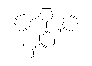 2-(2-chloro-5-nitrophenyl)-1,3-diphenylimidazolidine