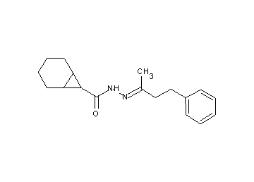 N'-(1-methyl-3-phenylpropylidene)bicyclo[4.1.0]heptane-7-carbohydrazide