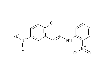 1-(2-chloro-5-nitrobenzylidene)-2-(2-nitrophenyl)hydrazine