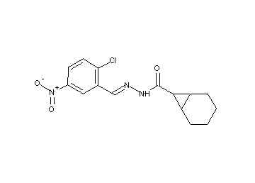 N'-(2-chloro-5-nitrobenzylidene)bicyclo[4.1.0]heptane-7-carbohydrazide - Click Image to Close