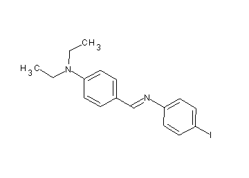 N-[4-(diethylamino)benzylidene]-4-iodoaniline