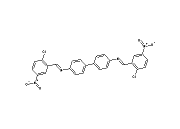 N,N'-bis(2-chloro-5-nitrobenzylidene)-4,4'-biphenyldiamine