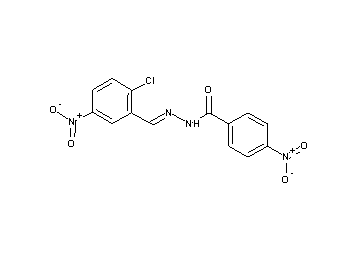 N'-(2-chloro-5-nitrobenzylidene)-4-nitrobenzohydrazide