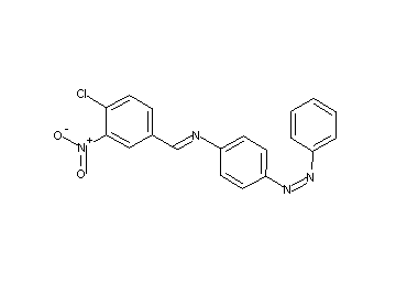 N-(4-chloro-3-nitrobenzylidene)-4-(phenyldiazenyl)aniline