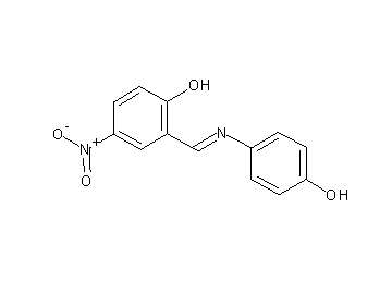 2-{[(4-hydroxyphenyl)imino]methyl}-4-nitrophenol