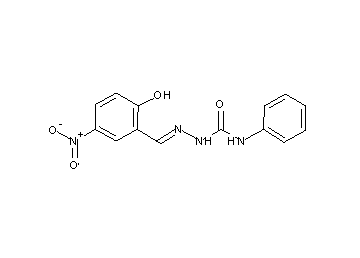 2-hydroxy-5-nitrobenzaldehyde N-phenylsemicarbazone