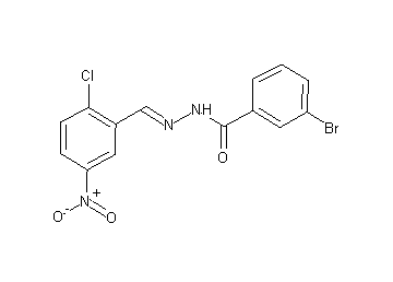 3-bromo-N'-(2-chloro-5-nitrobenzylidene)benzohydrazide