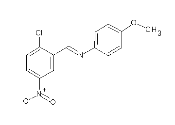 N-(2-chloro-5-nitrobenzylidene)-4-methoxyaniline