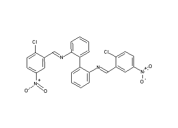 N,N'-bis(2-chloro-5-nitrobenzylidene)-2,2'-biphenyldiamine