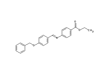 ethyl 4-{[4-(benzyloxy)benzylidene]amino}benzoate