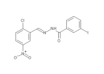 N'-(2-chloro-5-nitrobenzylidene)-3-iodobenzohydrazide