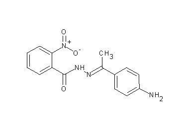 N'-[1-(4-aminophenyl)ethylidene]-2-nitrobenzohydrazide